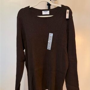 Old Navy Chocolate Ribbed Top